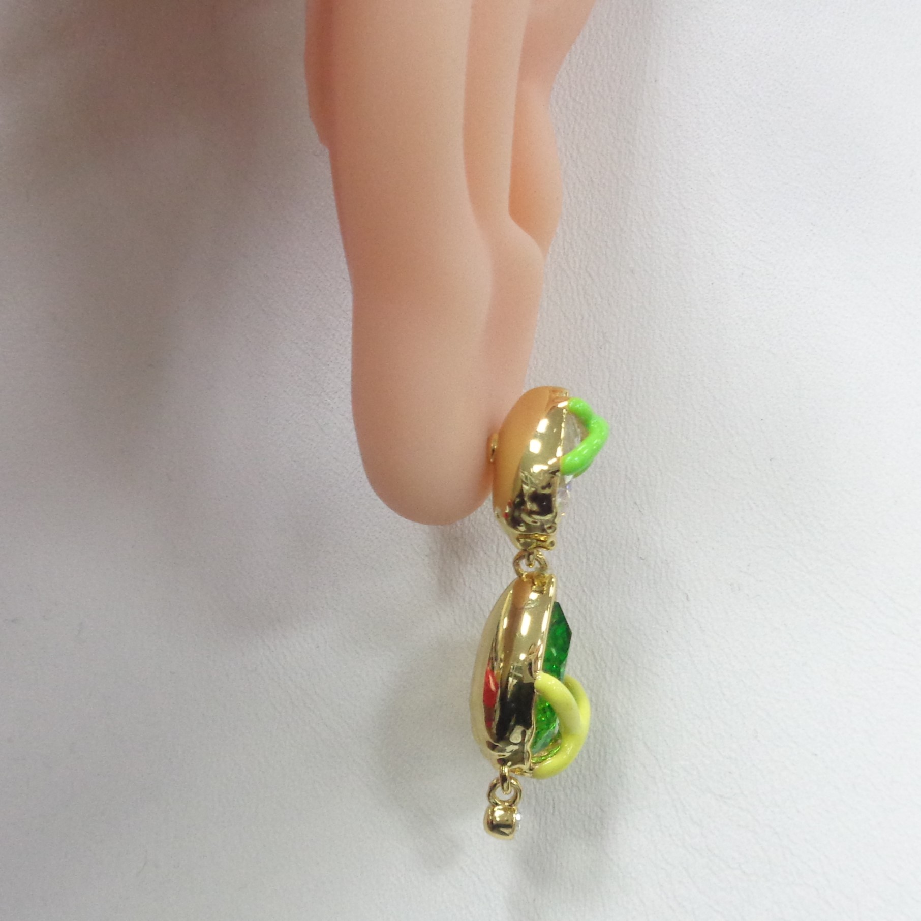 Бижутерные серьги с кубическим цирконием